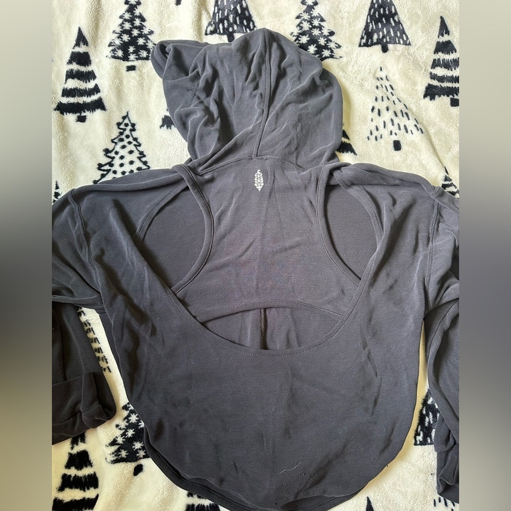 Free people back into it hoodie size small - Picture 4 of 5